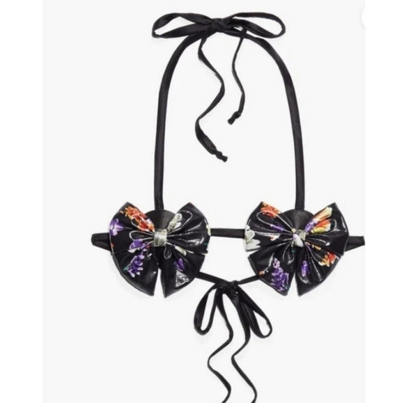 Savage X Fenty Night Blooms Pasties Halter Bralette Sz: OS - Picture 1 of 7